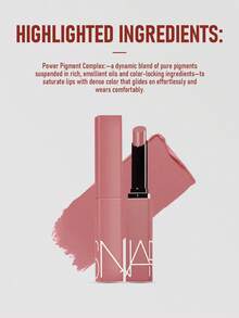 Nars Powermatte唇膏 #100 Sweet Disposition，1.5克/0.05盎司 | 浓郁哑光唇色，显色度极佳 | 轻盈舒适 | 持久配方，全天候持妆 | 不拔干，丝绒哑光妆效 | 顺滑易涂 | 多种丰富色号 | 打造大胆吸睛的唇妆 | 适合日常或特殊场合 - Sweet Disposition-100 - 查看 4