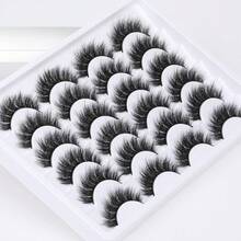 Newcally Magnetic Eyelashes With Eyeliner Kit Reusable Wispy Lashes Natural Look Magnetic Lashes Kit C-Curly No Glue Needed 5 Pairs False Lashes With Magnetic Eyeliner &Amp; Tweezers - Wispy-b - View 2