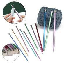 2/22Pcs/Pack Multicolor Knitting Needles Sweater Needles For Knitting Sweater Weaving Tools DIY Knit Accessories Random Color