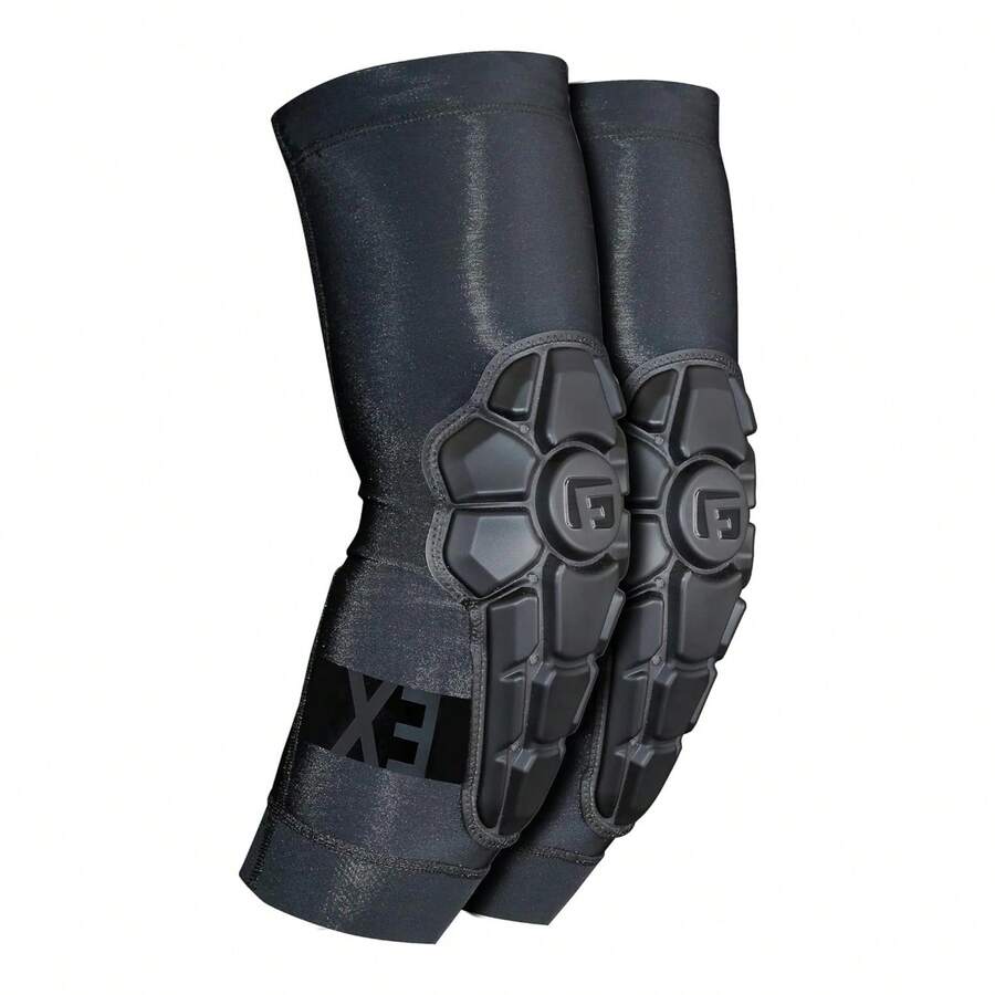 Elbow Guards - Dirt Bike & Mountain Bike Elbow Pad - Bike Accessories - Triple Matte Black, Adult XL - triplematteblack - View 1