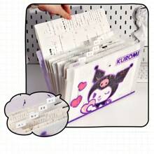Sanrio Sanrio 8-Compartment Accordion Organizer Bag, Large Capacity A4 File Folder For Students, Teachers, Office Workers, Back To School Essential And Gift,School Supplies