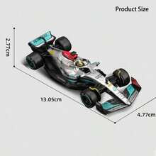 Burago 1/43 Mercedes-AMG F1 W13 E Performance #63 George Russell y W14 E Performance #44 Lewis Hamilton Modelo de coche de aleación, juguete de coche de colección fundido, regalo de cumpleaños, decoración de adornos - Mercedes-Benz W13 E Performance n.° 63 (18-38065) - Ver 10