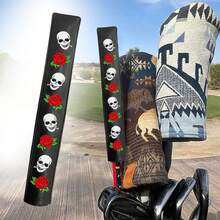 FINGER TEN 高尔夫校准杆套 杆头套 杆架 皮革 14''* 2'' 美国制造 黑色 白色 绿色 可容纳至少 2 根球杆 - 彩色 - 查看 17