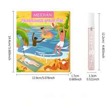 1 pezzo/5 pezzi Set di spray profumati, 10ml per bottiglia, senza alcool, con profumo floreale, deodorante per camera da letto, soggiorno, bagno, elemento essenziale da viaggio