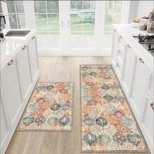 Moroccan Style Machine Washable Carpet For Living Room, Non-Slip Bedroom Rug, Corridor Mat, Vintage Patterned Carpet For Kitchen, Dining Room, Office - Morocco - View 54