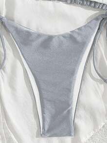 Women's New Arrival European & American Style Bikini Set - Grey - View 5