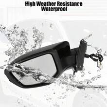 Door Mirror Assembly Power Glass Non-Heated Manual Folding 3 Pins