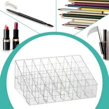40 Fach Lippenstift Aufbewahrungsbox aus Acryl, transparente Lippenstift Halterung, Kosmetik Aufbewahrungsbox, Lippenstift Halter, Kosmetik Aufbewahrungsbox, ideal für den Schulstart