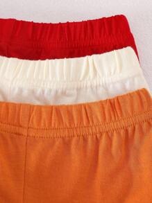 Conjunto de 6 piezas de top y pantalones cortos casual y lindo con estampado de letras y gráficos para bebé niña, comodidad de verano