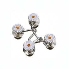 1/2/4 件圆形腰部收紧扣裤夹，适用于牛仔裤、裙子、裤子、领口纽扣胸针，男女通用，优质金属，耐用，无需工具，即时可调节裤子纽扣，金属防走光胸针，时尚可拆卸裤夹，旅行必备，女孩、学生的包包配饰，送给妈妈的礼物