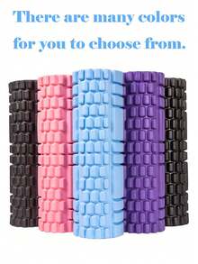 1 件 Eva 泡沫滚轴，用于健身和身体按摩，带空心芯，非常适合瑜伽和肌筋膜放松健身房配件