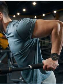 SANDA New Men's Watch Sports Digital Military Watch 50M Waterproof Men's Watch LED Men's Watch Military Watch - Black - View 7