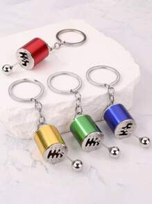 1pc Handmade Woven Keychain Accessories, Lobster Clasp Vintage Leather Rope Keyring, DIY Pendant Keychain, Random Color Car Accessories Bag Charm