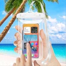 1 pieza Funda impermeable para teléfono Pouch, bolsa seca impermeable de 7.2" impermeable, funda impermeable portátil compatible con I Max16 15 14 13 12 Pro Max...