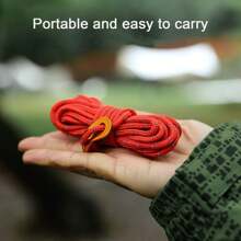 6pcs Heavy-Duty Windproof & Ultralight Tent Tie Down Rope Set | 4mm 4m High-Tensile Nylon Cords With Aluminum Adjuster Tensioner | Reflective Camping Ropes For Tent, Tarp, Canopy Shelter, Climbing & Hiking | Elastic Storage Pouch & Quick-Release Buckle Included