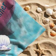 1pc Boho Style Capybara Beach Towel - Super Soft Microfiber, Lightweight, Sand-Proof, Quick Dry & Highly Absorbent. Suitable For Swimming, Surfing, Yoga, Camping - Machine Washable, With Tropical Summer Design And Capybara Artwork, Summer Must-Have Beach Themed Towel With Sand-Proof Fabric, Beach Accessory Travel Essentials Travel Accessories Beach Essentials