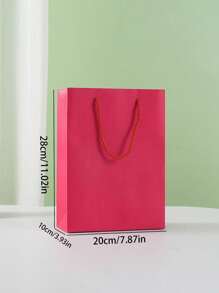1pc Cute Solid Color Jewelry Handbag, Elegant Jewelry Packaging Bag, Ideal Gift Bag For Accessories. Suitable For Holiday, Wedding, Birthday, Graduation Season Gift Packaging
