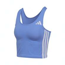Adidas 女士 Dily Bra Tank 3S 运动文胸背心 KC4737 - 藍色 - 查看 1