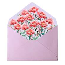 Set da 6 pezzi di buste e carta da lettere a tema floreale romantico, con buste ed carta con eleganti motivi floreali, adatti per lettere d'amore, note, matrimoni, inviti, delicata carta da lettere e buste floreali, buste per cartoline, forniture scolastiche, back to school