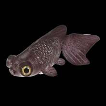 Aquarium Artificial Golden Fish Ornament, Glowing Fish Tank Ornament Glowing Simulation Animal Decor With Suction Cup - 棕色 - 查看 7