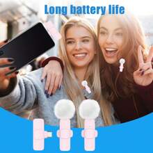 Wireless Lavalier Lapel Microphone For IOS TypeC Android Camera Plug-Play Professional Noise Reduction Recording Clip Mic For Creator Interview