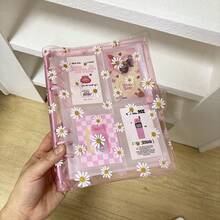 A5 6 孔雏菊活页夹封面、活页环照片收集簿套装、160 个口袋替换套、DIY 垃圾日记本、文具收纳架、学校用品、返校 - 彩色 - 查看 11