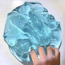 Favor de fiesta para alivio de estrés, lodo de cristal esponjoso y elástico de colores, juguete de alivio de estrés, pequeño regalo - elástico, no pegajoso, limpio, alivio de estrés y seguro - recompensas de clase, suministros para fiestas