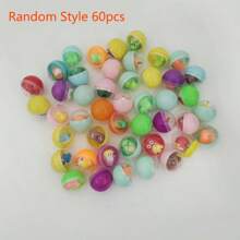 30/60 pezzi Assortito Miniature Figurine In Capsule Trasparenti - Adatto Per Distributori Automatici Di Gomme Da Masticare, Gadget Di Festa E Premi A Sorpresa, Nessuna Batteria Necessaria! Premi Mistero Di Festa, Regali Di Bambole, Natale, Regali Di Pasqua