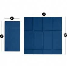 10pcs/50pcs Set Blue Disposable Napkins With Pockets, Linen-Feel Pre-Folded Guest Towels For Wedding Decor, Dinner Party, Cocktail Reception, Hotel