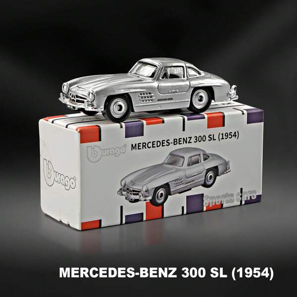 Burago 1/64 offiziell autorisiertes original Mini Legierung Auto Modell Lamborghini Mercedes-Benz Ford Cadillac Porsche Chevrolet Simulation Gussmetall Auto Modell Dekoration Sammlung als Geschenk für Männer