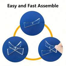 1 个亚克力球展示架 - 耐用的十字设计支架适用于足球、篮球、棒球、足球、橄榄球 - 防水且坚固的 PMMA 材料 - 非常适合体育纪念品展示、设备存储 | 透明亚克力支架 | 坚固的结构适用于各种球类展示，适用于家庭健身房、办公室、收藏品、运动室和商业空间 - 非常适合送礼和展示！ - 彩色 - 查看 6