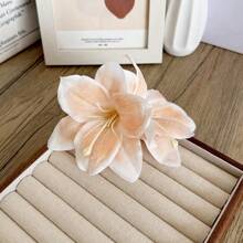 1 Stück elegante Haarspange mit Lilie Blume für Frauen, vielseitiges Design für den täglichen Gebrauch, Haarklammer, Haarkrallen, Haarspangen