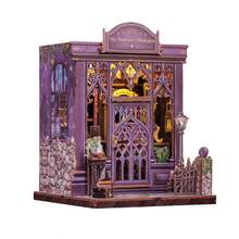 Modèle de salle en miniature 3D en bois à assembler soi-même, kit de matériel artisanal, cadeau idéal pour les fêtes - Multicolore - Voir 10