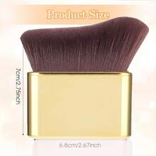 Self Dollar Brown Body Brush Kabuki Body Brush Professional Body Makeup Brush Achieve Perfect Legs Bronze Highlighter Brush High Density Foundation Brush - Gold - View 3