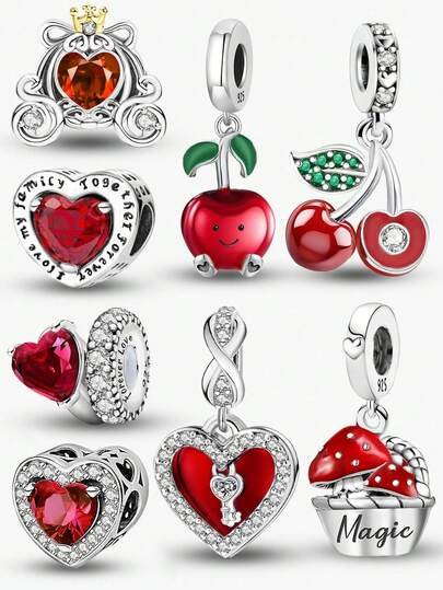 1 件时尚熊抱爱心串珠女士手链手镯 DIY 珠宝制作和日常服装搭配珠宝装饰适合女孩