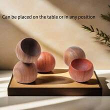 1PC/香薰精油扩香器迷你不倒翁小圆蛋摆件创意便携扩香器车载香球扩香器夏季必备持久留香精油花露水家用驱蚊持久挥发木质驱蚊方便小巧适用于车内卧室浴室卫生间浴室梳妆台客厅办公室香薰小摆件