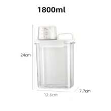 Large Thickened Pet Sealed Storage Tank, Pet Snack Sorting Bottle, Divine Tool, Large Capacity Container With Measuring Cup