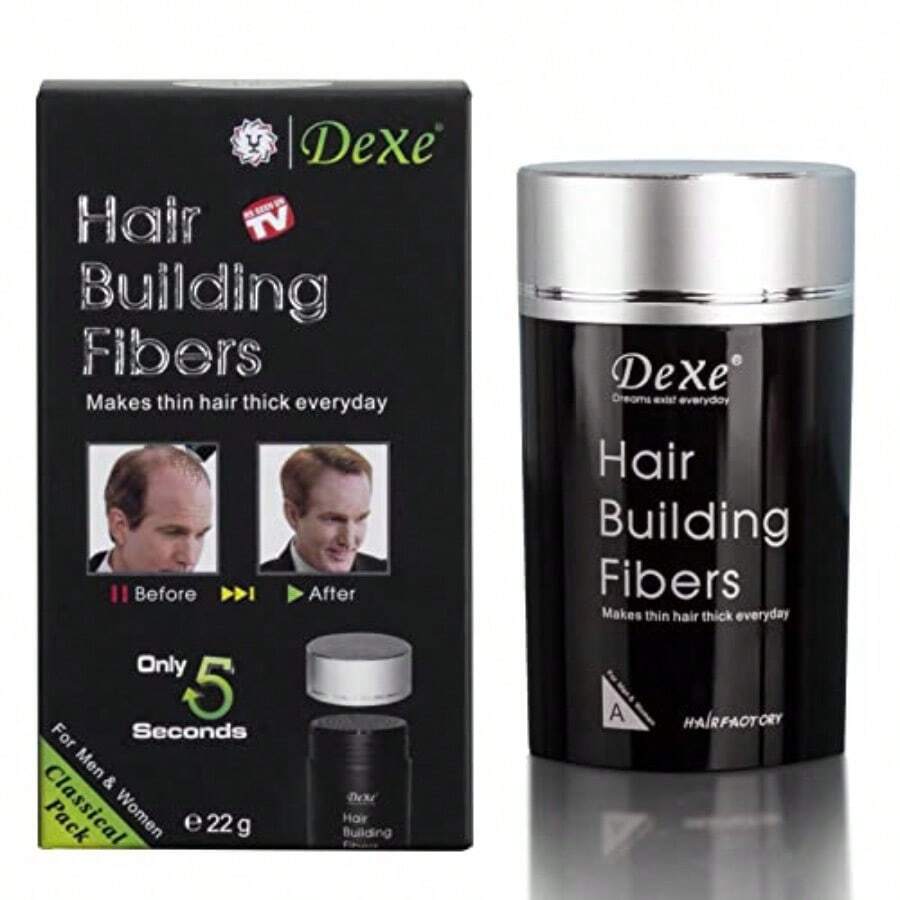 Dexe Hair Building Fibers 22g Light Brown - as pic - View 1
