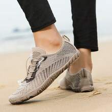 New Men Lightweight Fashion Fitness Shoes, Versatile & Good-Looking Barefoot Friendly Beach, Hiking, Fishing Slip-Resistant Shoes