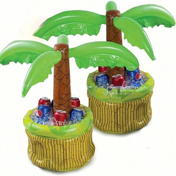 1 pièce Piscine gonflable d'été, glacière à boissons pour le bord de la piscine, seau à glace d'extérieur, glacière gonflable en forme de cactus, rafraîchisseur de boissons de bord de piscine, glacière à boissons d'été, glacière de piscine en forme de cactus