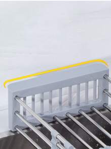 1 pezzo Supporto estendibile per lavello da cucina, supporto per stoviglie, organizzatore per lavello, reggimensole per utensili