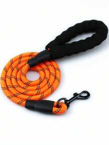 1pc Explosion-Proof Reflective Pet Strap, Dog Chain, Dog Walking Rope, Wear-Resistant Multi-Color Sizes And Styles, Reflective Nylon Pet Supplies, Durable Outdoor And Home Dog Walking Pet Strap Materials, Suitable For Small, Large And Medium-Sized Dogs, Dogs And Cats