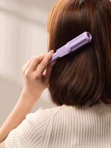 1pc High Skull Top Extendable Curling Hair Comb, Portable Styling Comb With Hair Curling Clip. Body Care Tools. Personal Care And Personal Cleaning Tools.