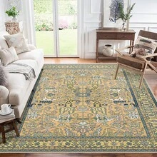 Bohemian Machine Washable Carpets Suitable For Living Room, Slip-Resistant Bedroom Rugs, Hallway Carpets, Vintage Patterned Rugs For Kitchen, Dining Room, Office - Bohemia - View 35