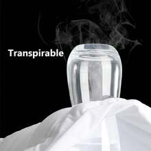 1 Pieza Cubre Colchón (Sin Funda de Alohada)Suave al Tacto, Lavable a Máquina Fácil Cuidado-¡Extiende la Vida de tu Colchón para un Descanso Tranquilo Colchón para Cama Matrimonial Individual Queen,Color Blanco - Blanco - Ver 3