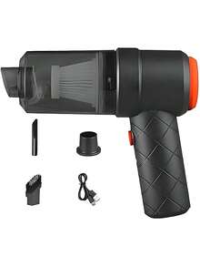 120W大功率无线吸尘器，USB充电家用车载手持吸尘器，吸力强劲，独特吸吹功能 - 彩色 - 查看 4