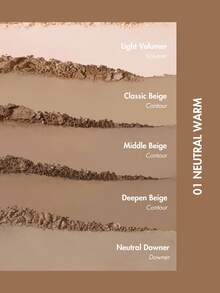 Rom&nd Romand BETTER THAN CONTOUR 01 NEUTRAL WARM, Soft Focus Mousse, Body Contouring, Layerable Application, 3D Sculpting, Suitable For Dry Skin, Multi-Purpose, Can Be Used On Nose/Cheeks/Hairline, Magnetic Packaging, Color Intensity Guide Included, 5-Minute Quick Shaping, 20.5g/0.72oz | Korean Makeup | K-Beauty - 01 TRUNG TÍNH ẤM ÁP - Xem 3