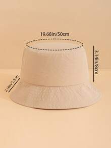 1pc Custom-Made Children Bucket Hat, Personalized Fashion Versatile, Suitable As Gift, For Boys And Girls Daily Use - Multicolor - View 4