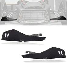 1 Paar Aluminium Front Splash Guard Schutzschützer linke und rechte Seite kompatibel für Can Am Ryker 600 900 Sport & Ryker Rally Alle Modelle Zubehör - Schwarz - Übersicht 1