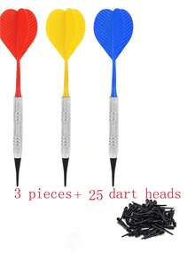 112 件迪卡侬 14 克软式飞镖 12 支装休闲一体式电子飞镖